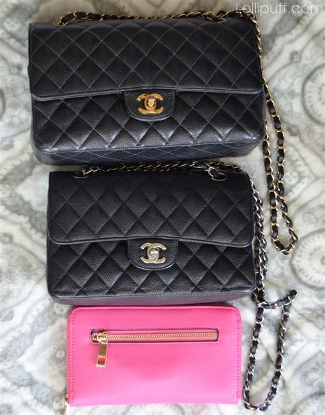 chanel bag classic size small and medium compare|chanel classic bag small.